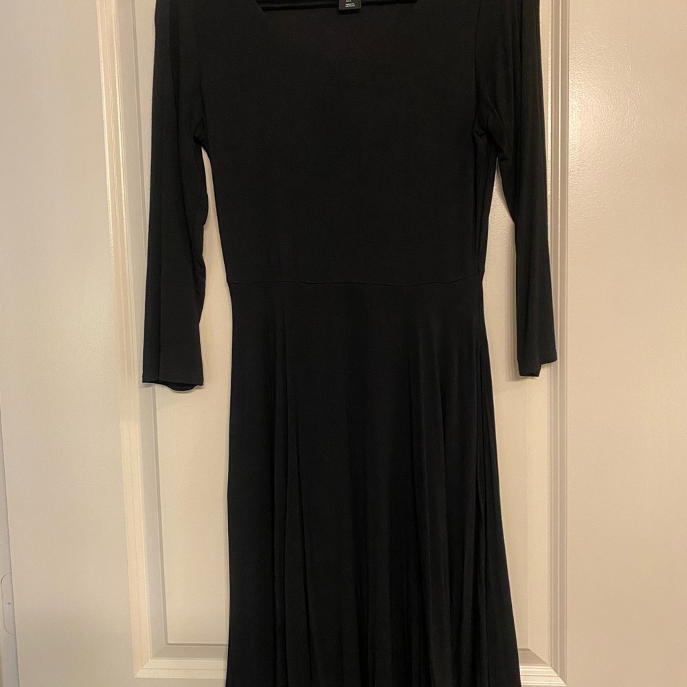 Cynthia Rowley Black A-Line Long Sleeve Dress